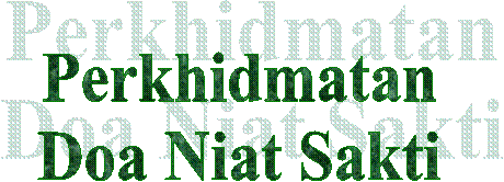 Perkhidmatan
Doa Niat Sakti